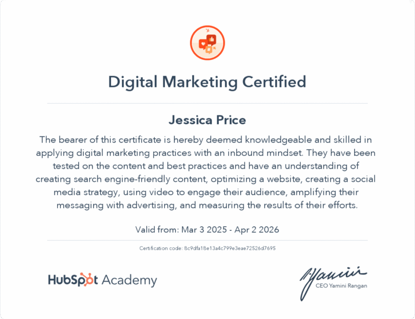 Hubspotdigitalcert Hubspotdigitalcert
